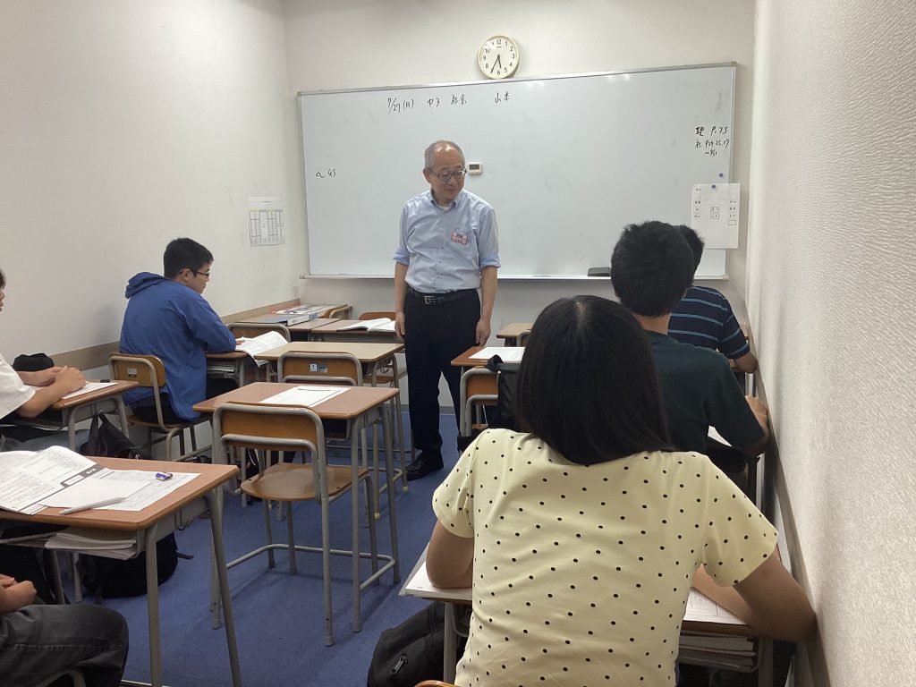 夏期講習6日目(Ⅱ期初日)
