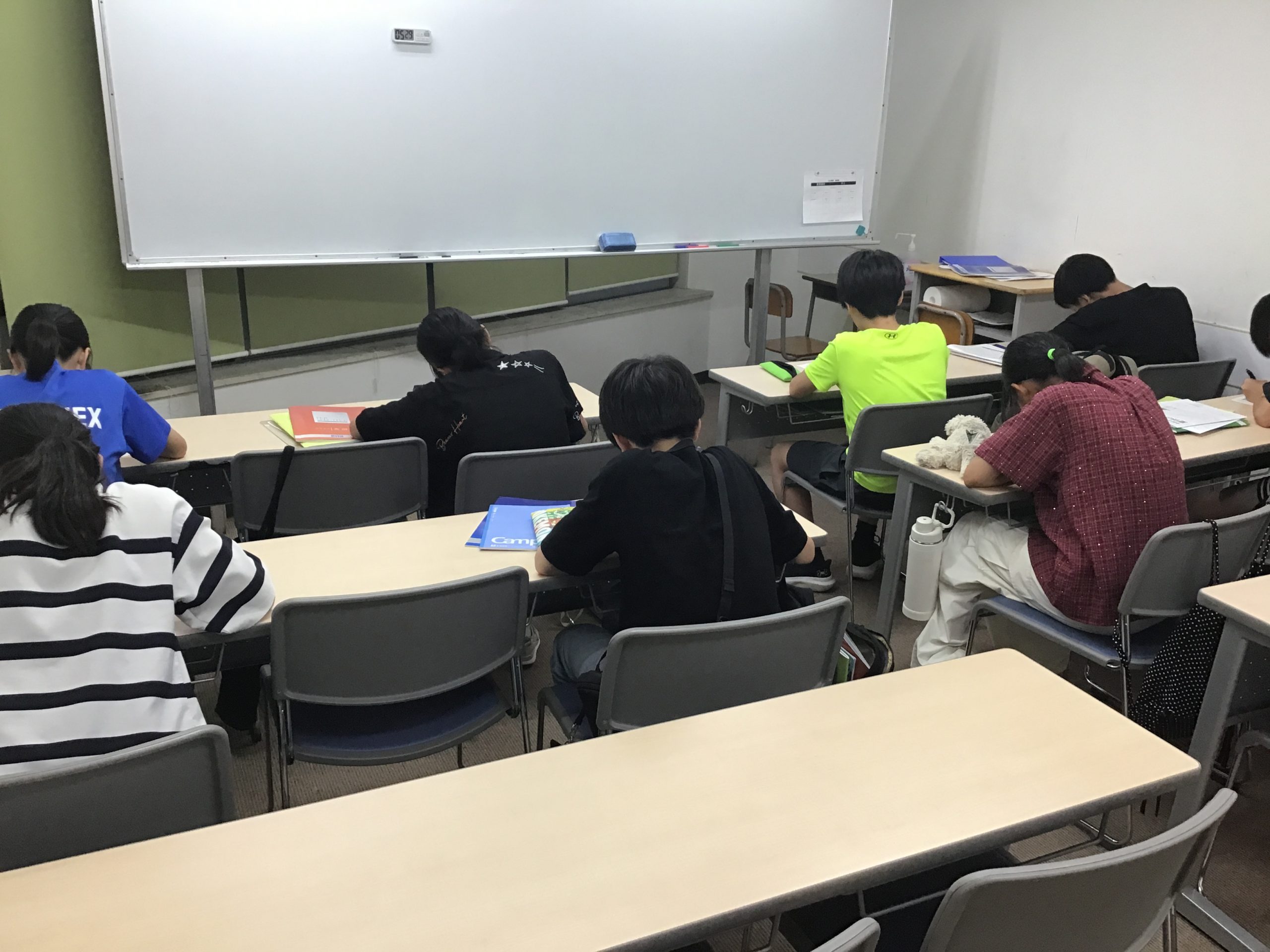 【ena吉祥寺】夏期講習３日目　中２夏期講習