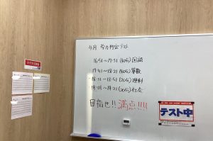 テスト、頑張っています！