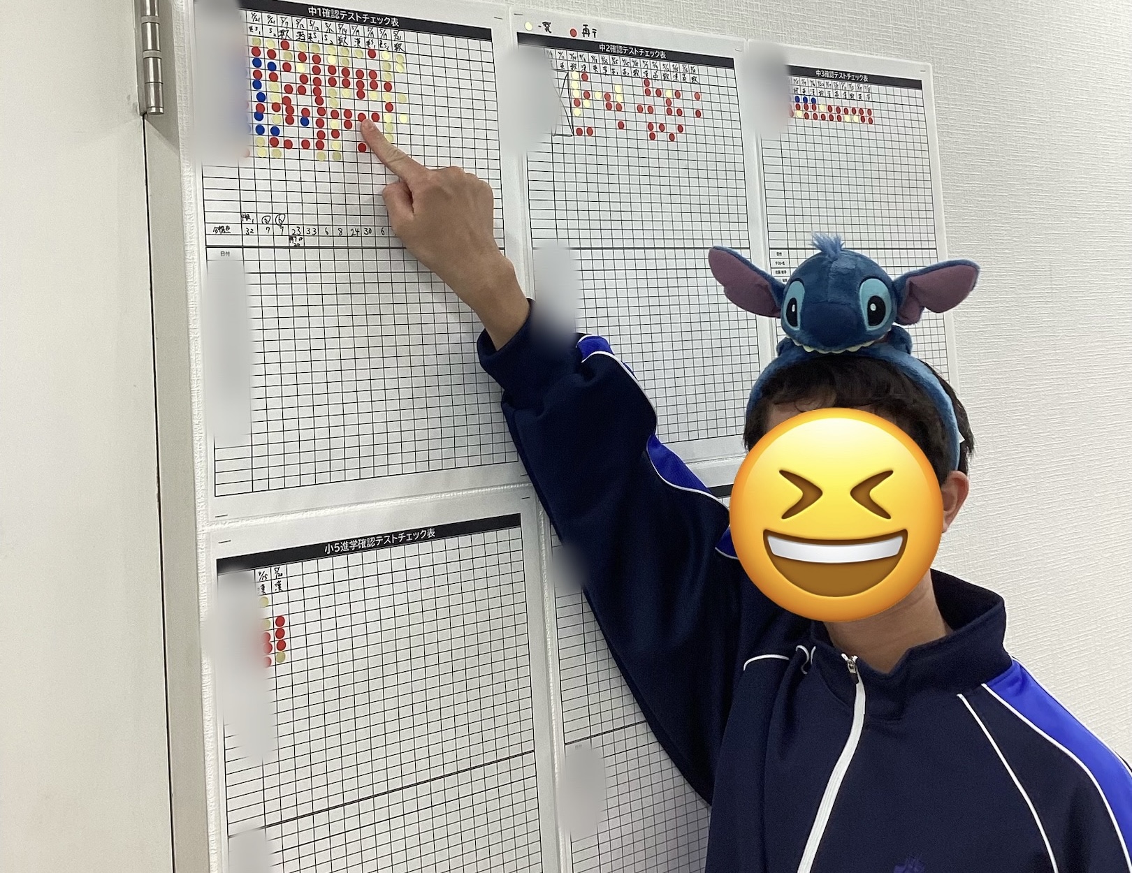 【ena北小金】「合格するまで何度でも」確認テストのシールの秘密！