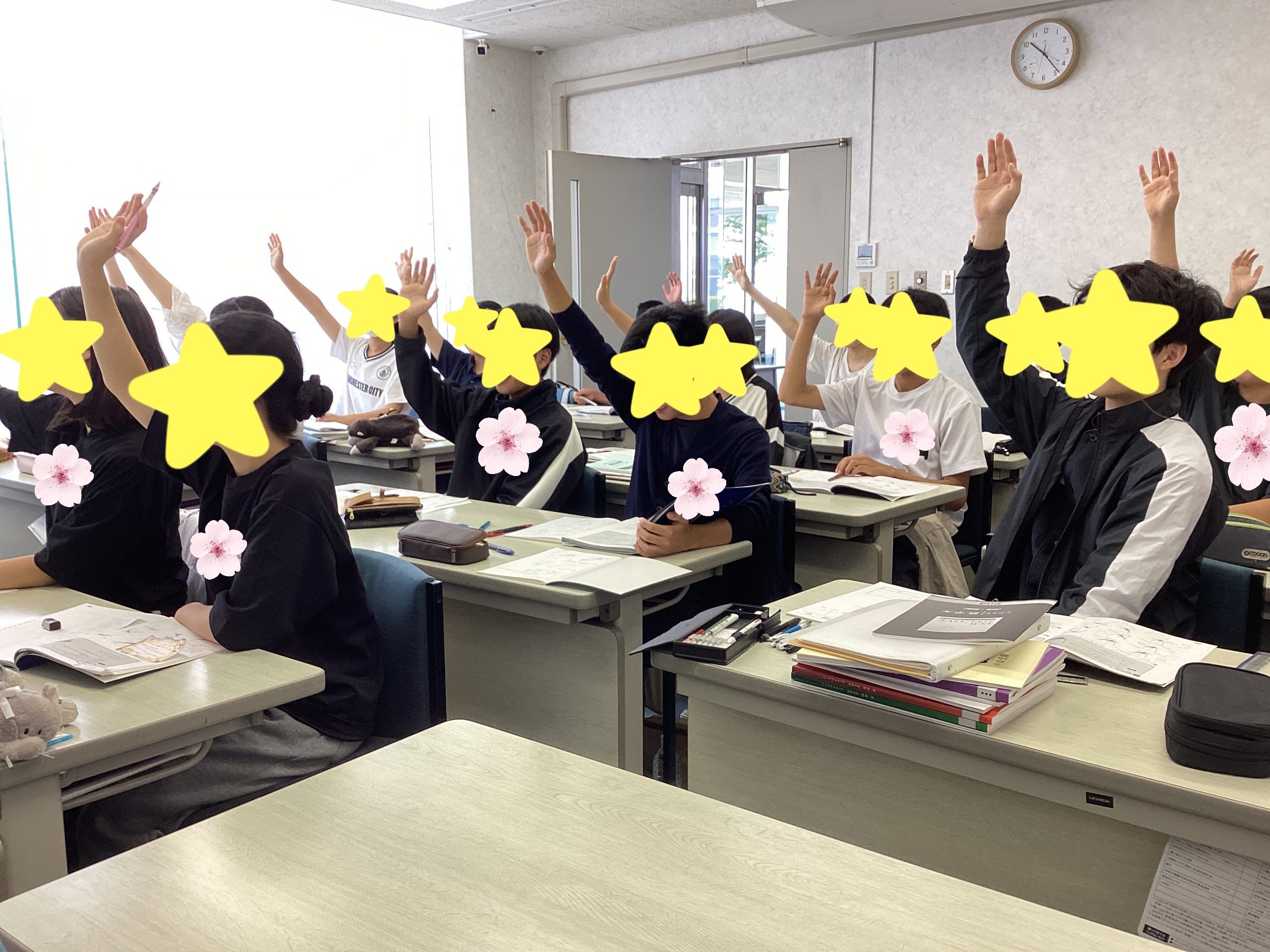 合宿で頑張る生徒達！