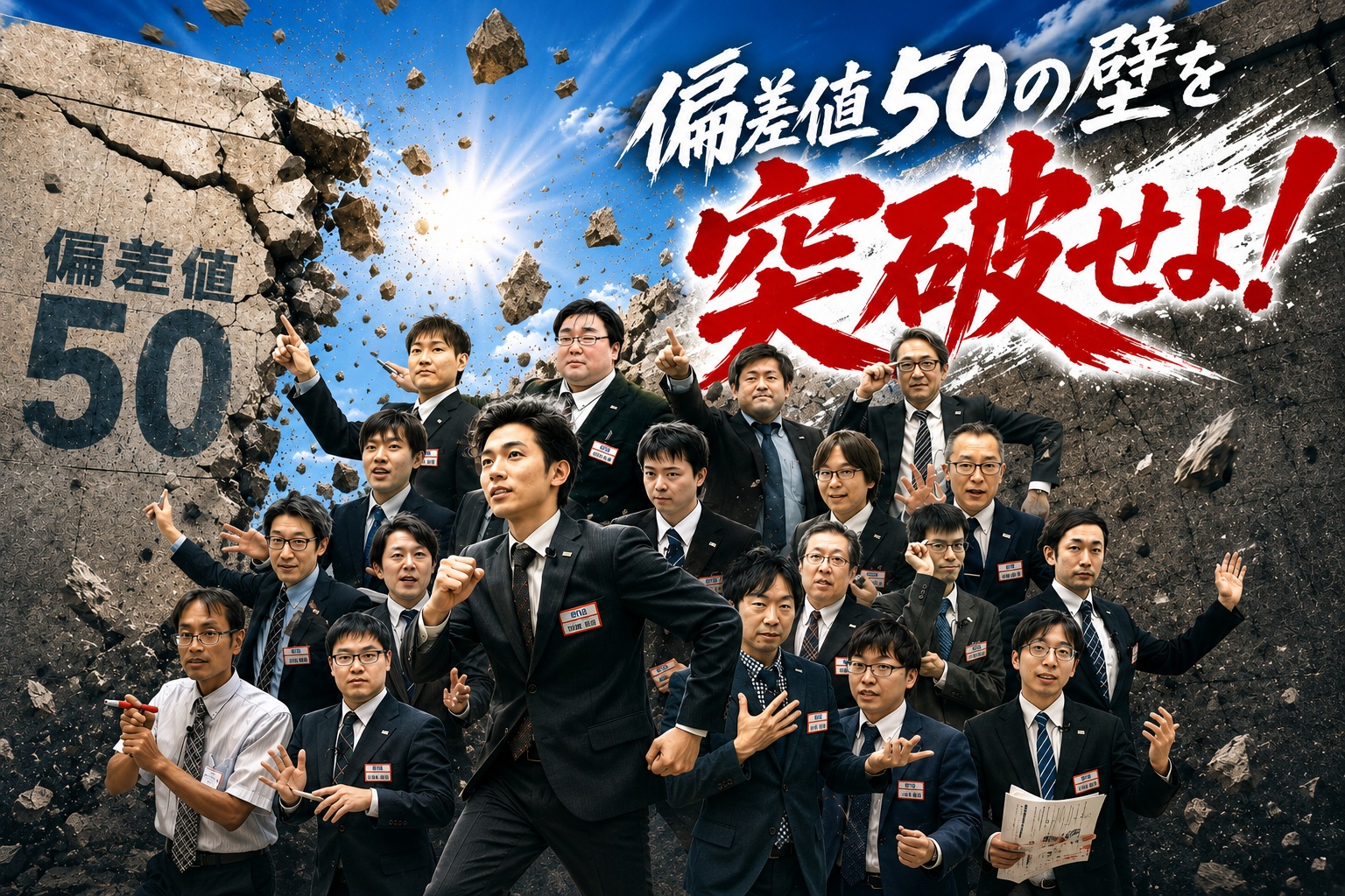 偏差値50の壁を突破せよ