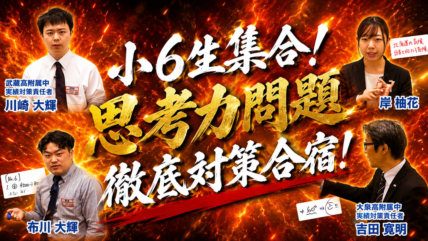 小６生に告ぐ-思考力問題徹底対策合宿-