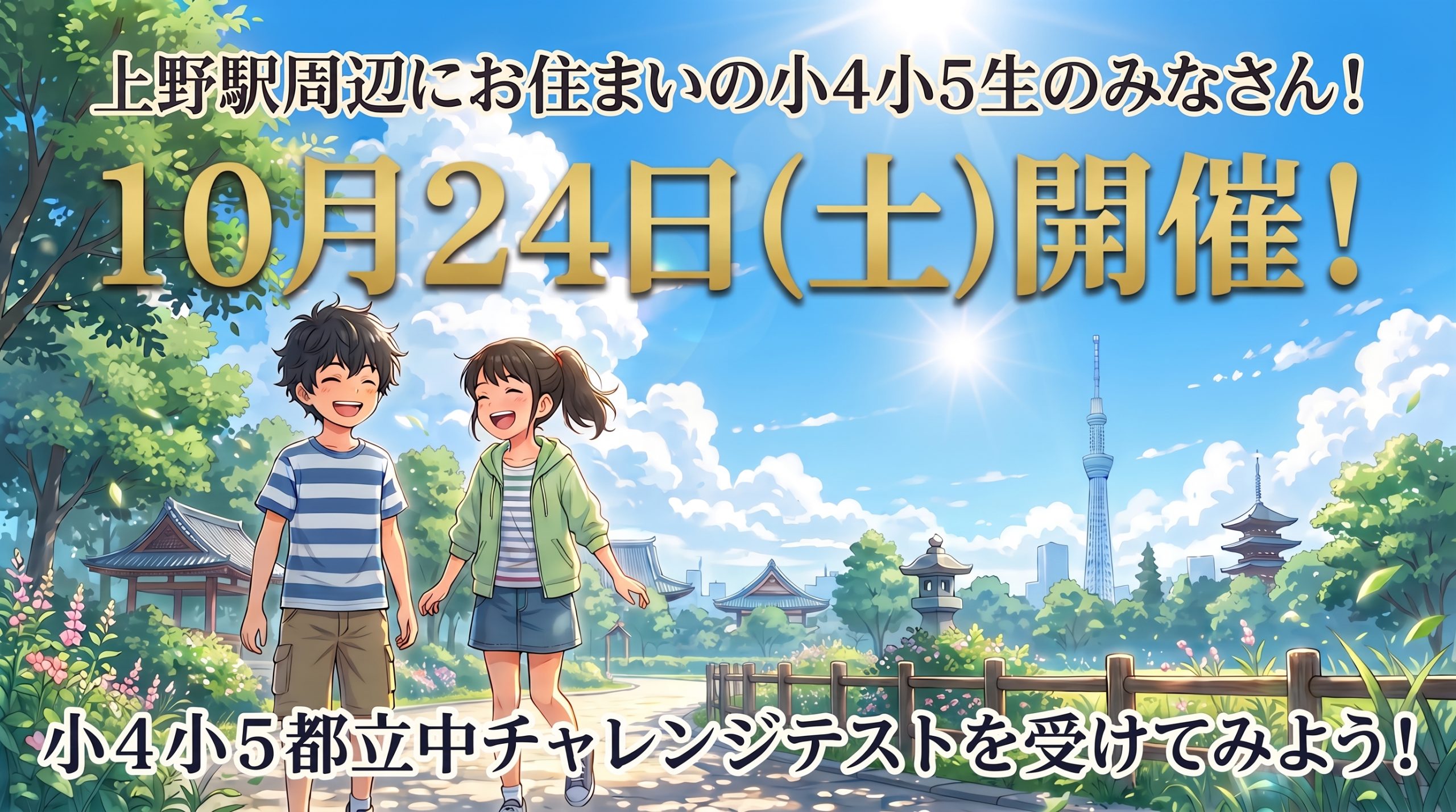 都立中チャレンジテストを受けてみよう！