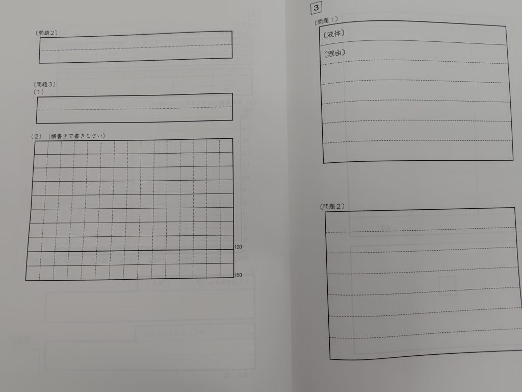 受験(受検)生の取り組み