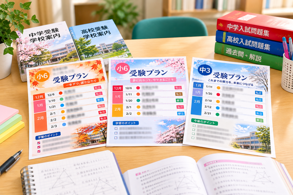 受験校選びも本格化