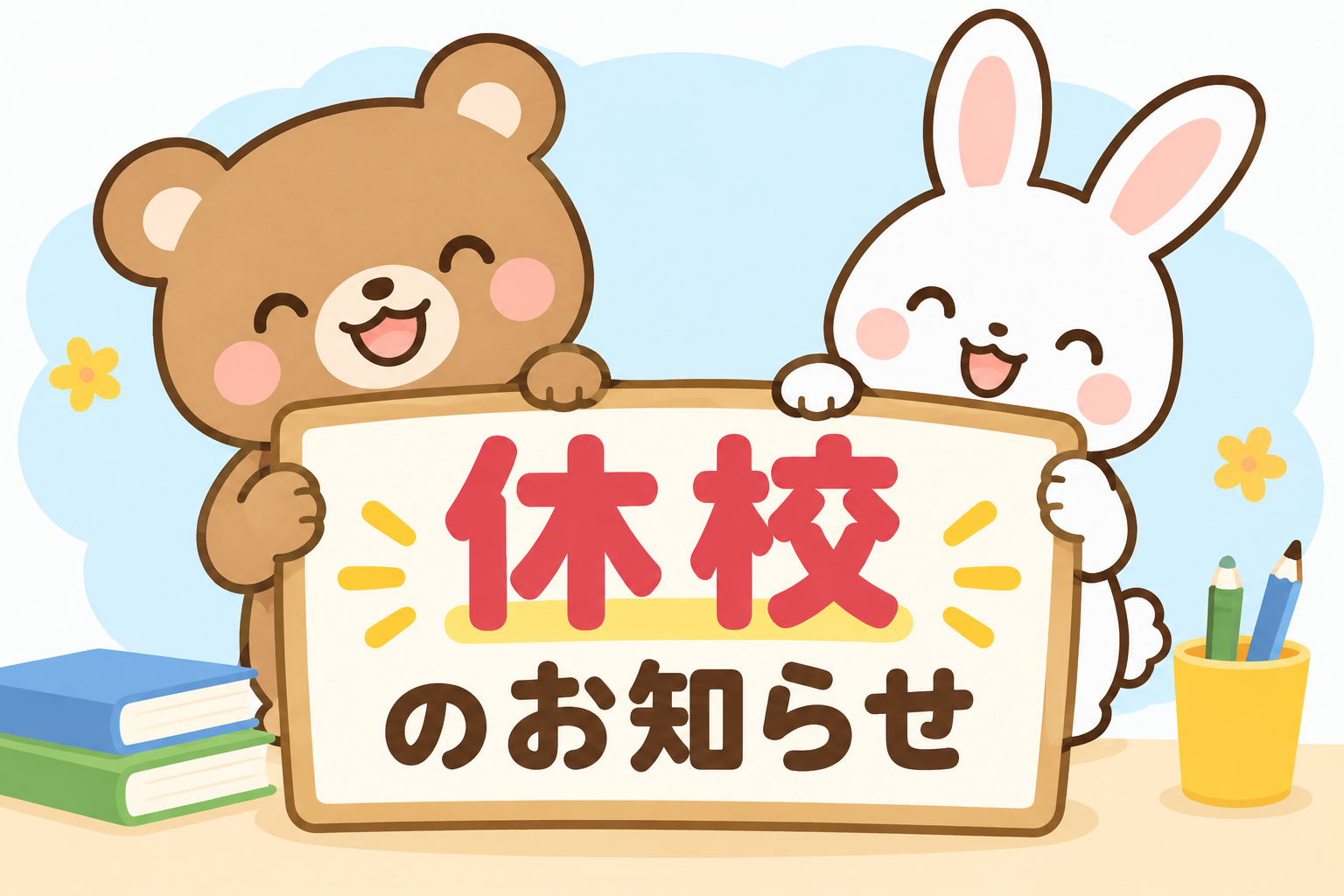 【ena南流山】休校期間のお知らせ