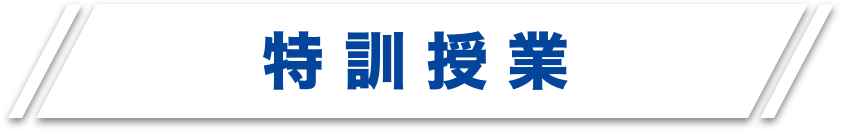 特訓授業