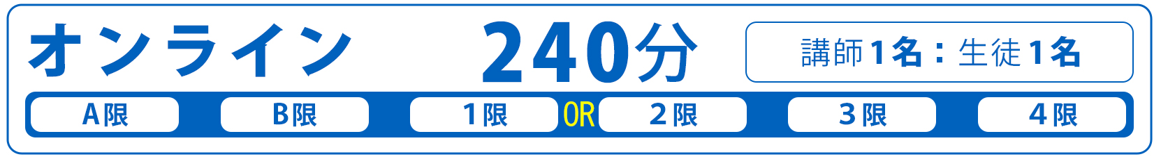 オンライン240分