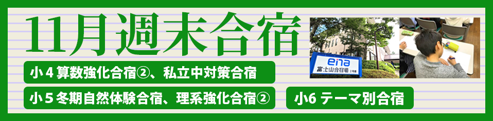 11月週末合宿