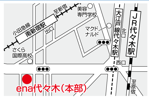 ena代々木地図