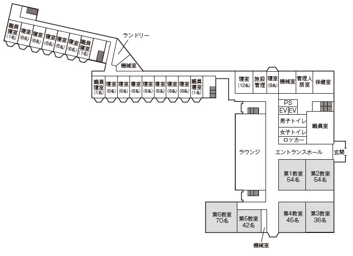 画像 富士山合宿場2号館案内図