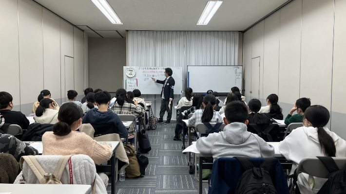 ニューみなみ会場での授業風景（12月30日）