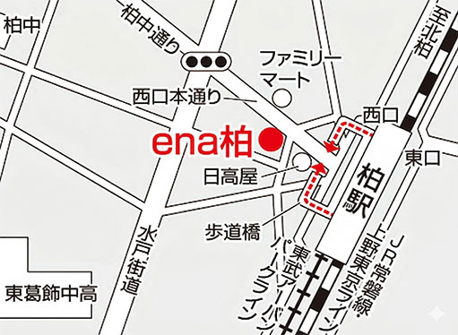 ena柏地図