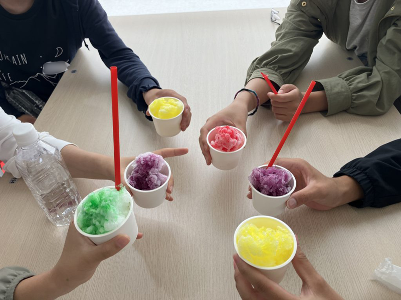 夏祭り昼食