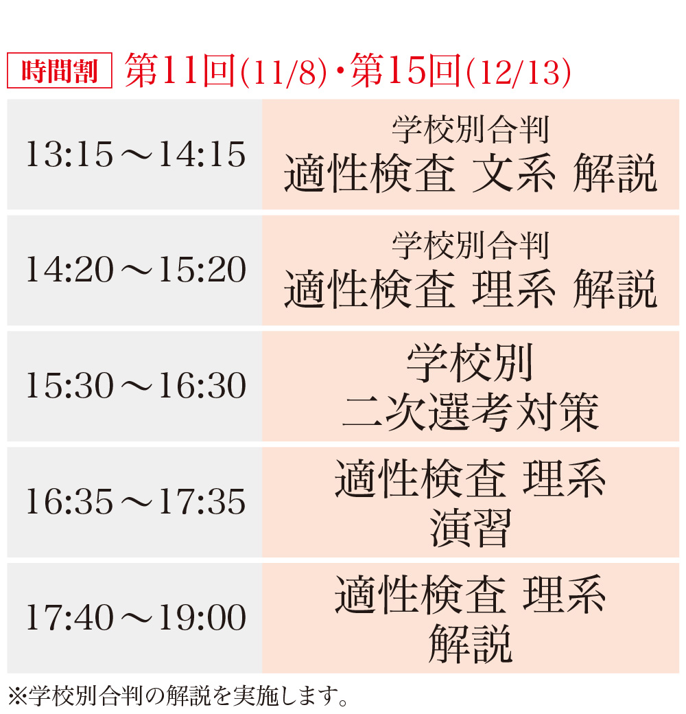 2026年度 小6後期日曜特訓（埼玉） | - 【公式】進学塾のena