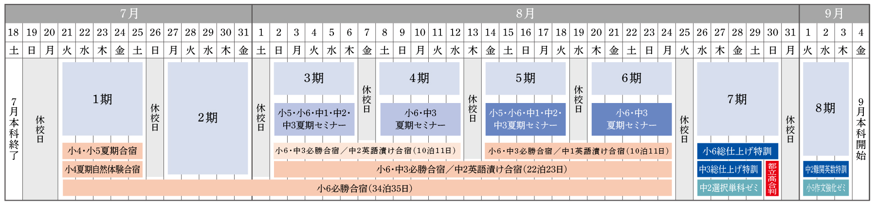 スケジュール