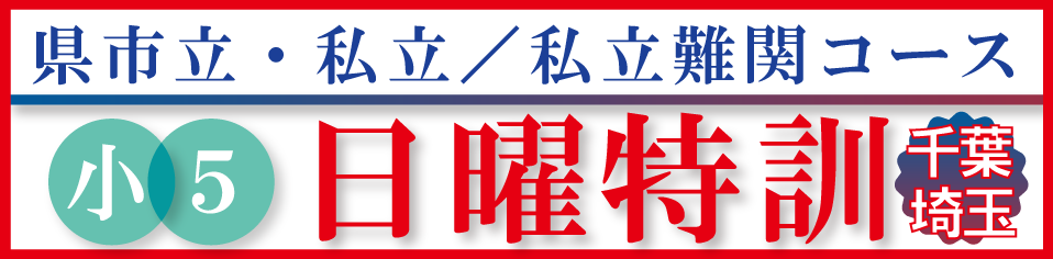 小5日曜特訓(千葉埼玉)