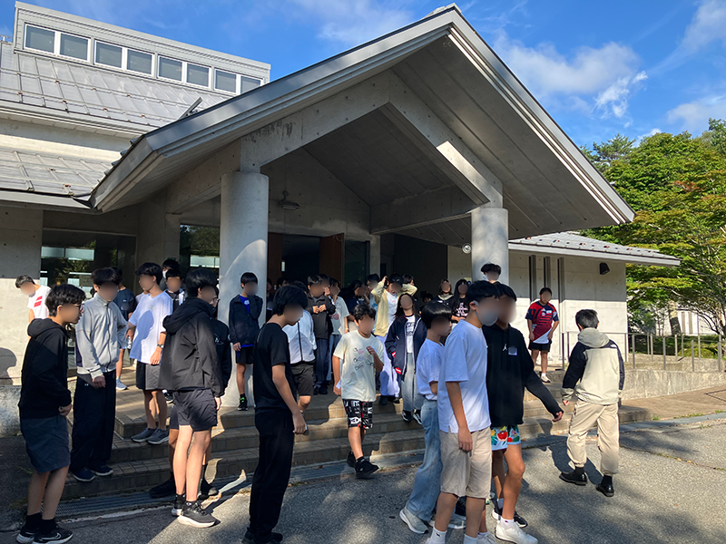 朝の散歩