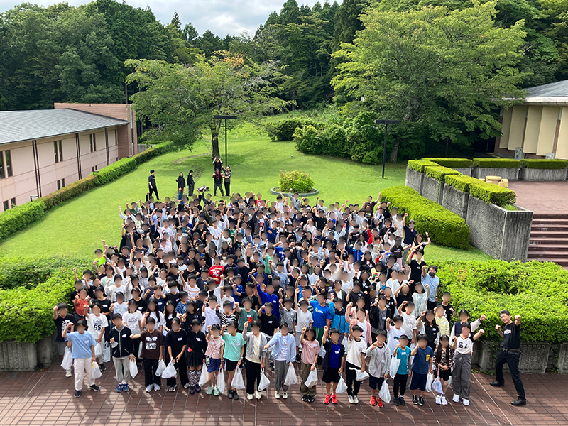 富士ゲストハウス 中庭